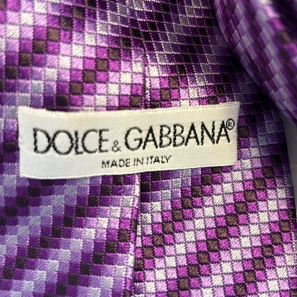 Dolce and Gabbana silk tie - Picture 4 of 5